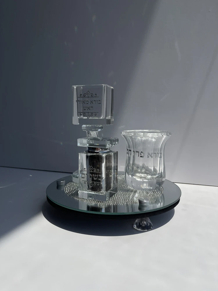 סט הבדלה קריסטל דגם "נויה"