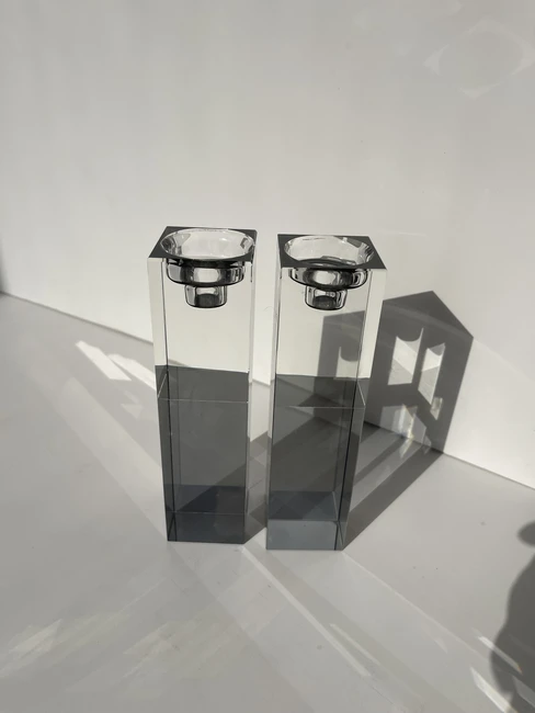 פמוטי קריסטל מהודרים דגם "אור"