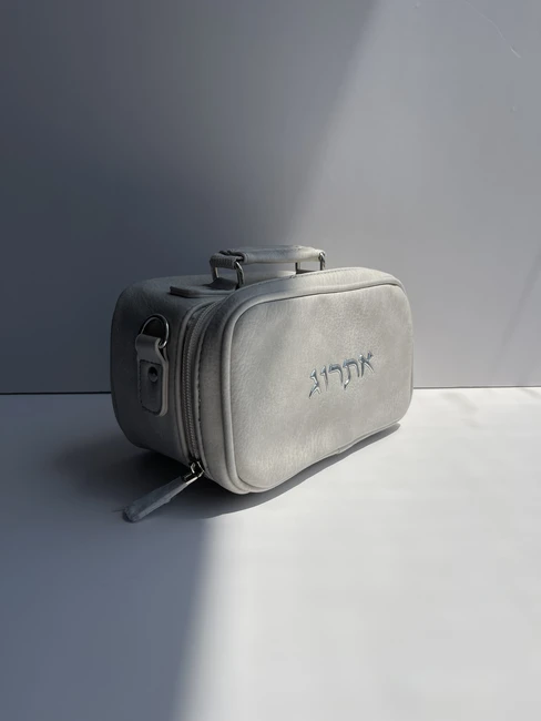 תיק לאתרוג דמוי עור דגם "אבן"