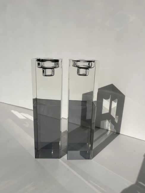 פמוטי קריסטל מהודרים דגם "אור"