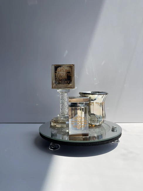 סט הבדלה קריסטל דגם "גולד"